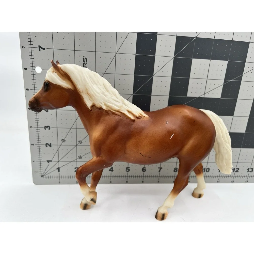 Vintage Breyer Horse Cantering Welsh Pony Flaxen Chestnut White Mane Tail Mold